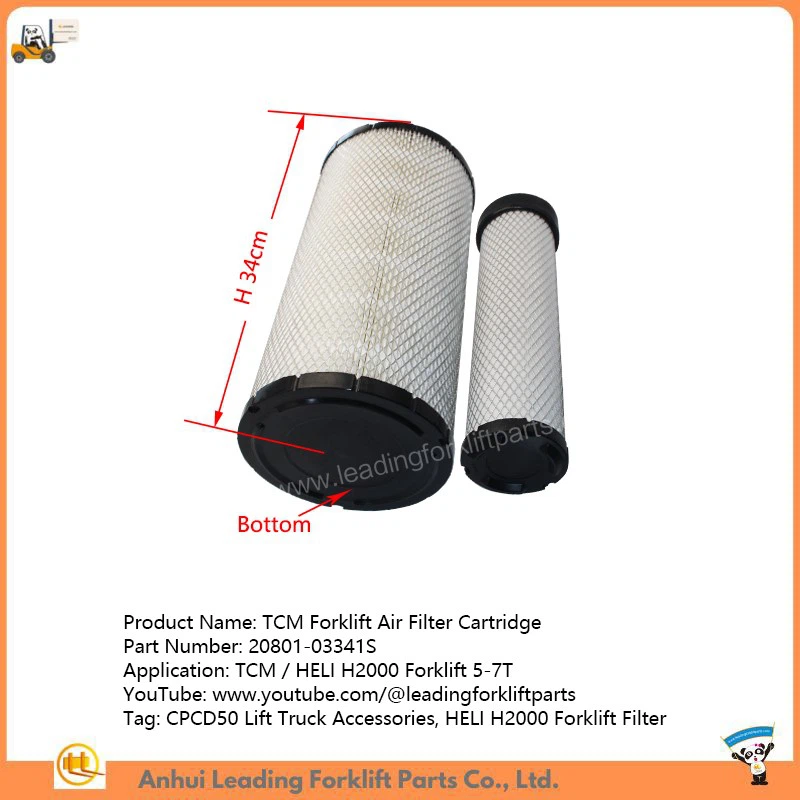 TCM Forklift Air Filter Cartridge TCM Forklift Air Filter Cartridge