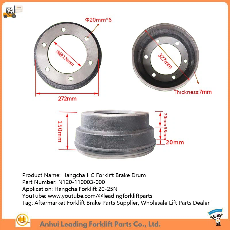 Hangcha HC Forklift Brake Drum Hangcha HC Forklift Brake Drum